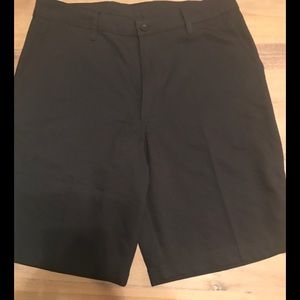 Mens black dress shorts